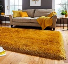 Plush Textured Bedroom Rug